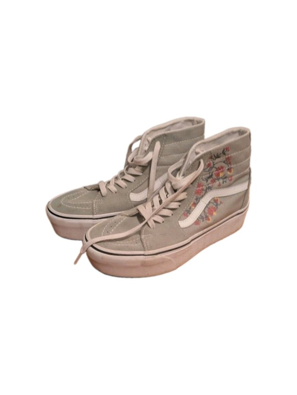 Vans Sk8-Hi Tapered Stackform Embroidered Shoes Women's Size 7.5 Men's 6